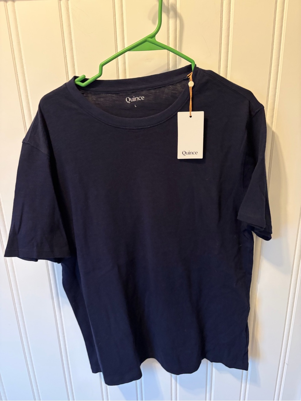 Quince NWT Men's Dark Navy Crewneck Tee SZ L